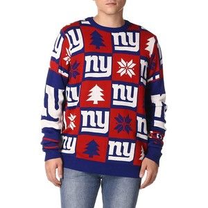 NEW FOCO NFL Men's New York Giants Ugly Sweater Size Large